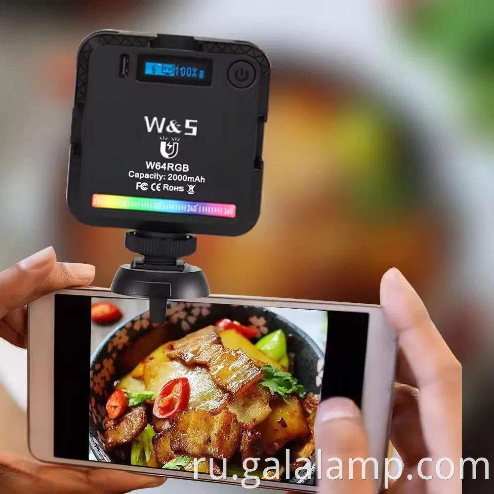 Мини -портативный селфи -свет для прямой трансляции и видео